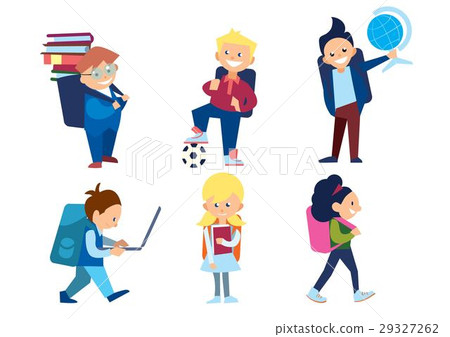 Little Schoolchildren Set Little Schoolchildren Set 29327262