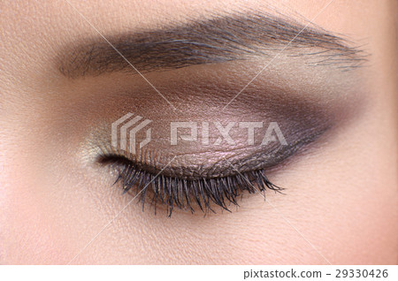 Macro shot of an eye of a woman Macro shot of an eye of a woman 29330426