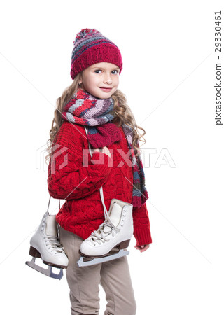 Cute smiling little girl with curly hairstyle. Cute smiling little girl with curly hairstyle. 29330461