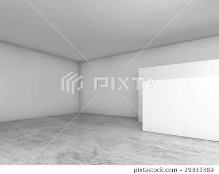 Abstract empty white interior 3d render - Stock Illustration [29331389 ...