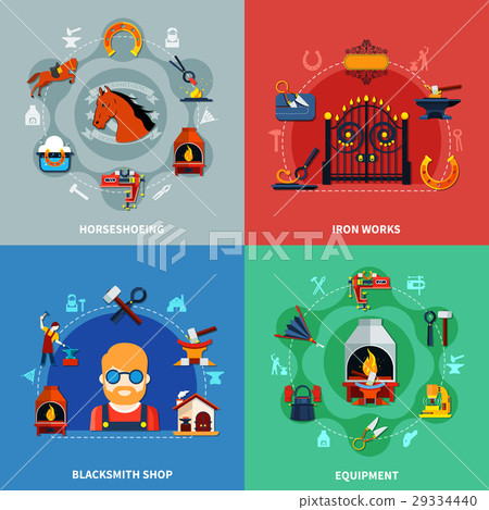 Blacksmith Design Concept Set 29334440