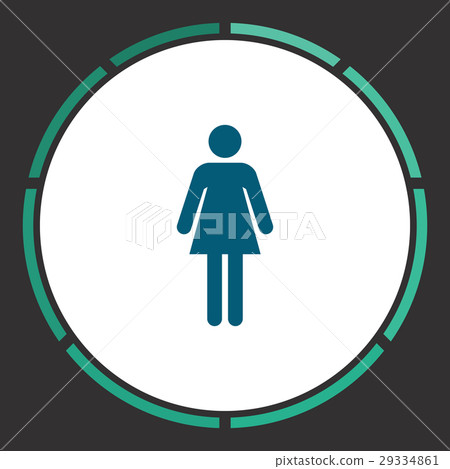 Woman Icon Vector Woman Icon Vector 29334861