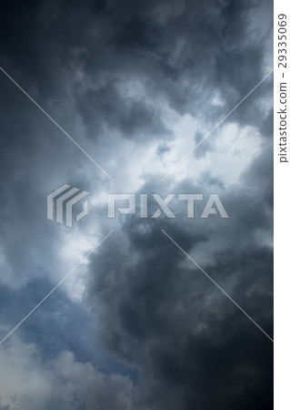 覆蓋天空多雲天氣壞多雲天空拷貝空間天空圖像材料 29335069
