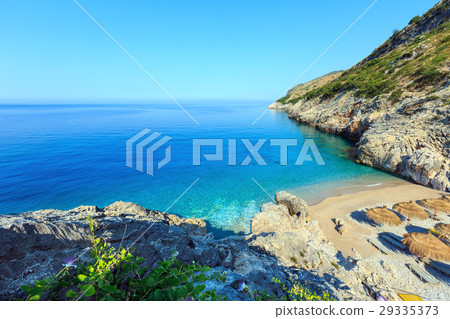 Summer Ionian sea coast, Albania. 29335373