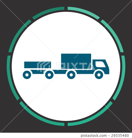 Truck Icon Vector 29335480
