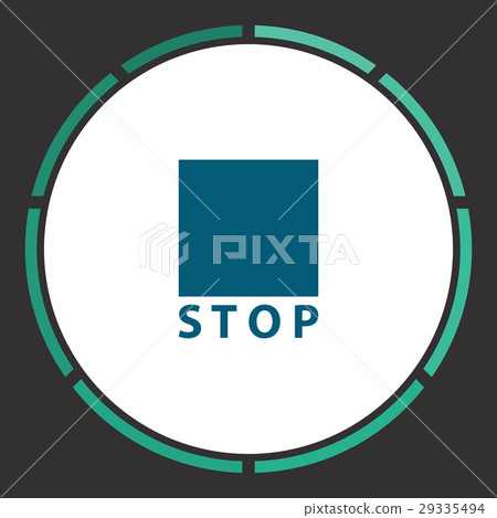 Stop Icon Vector Stop Icon Vector 29335494