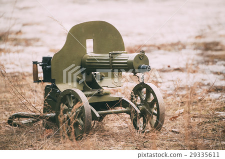 PM M1910 was a heavy machine gun used by the 29335611