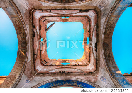 Old Ruined Orthodox Church Of The St. Nicholas In Old Ruined Orthodox Church Of The St. Nicholas In 29335831