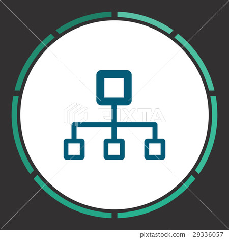Computer network Icon Vector Computer network Icon Vector 29336057