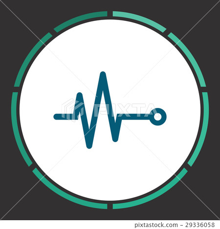 Pulse Icon Vector 29336058