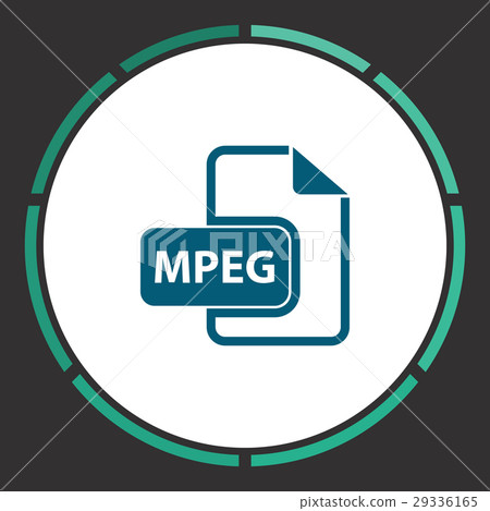 MPEG Icon Vector 29336165
