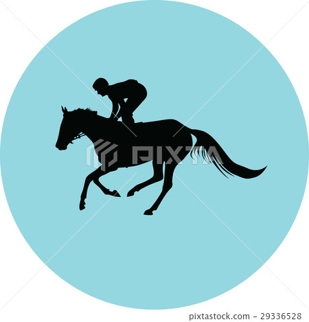 jockey riding a horse jockey riding a horse 29336528