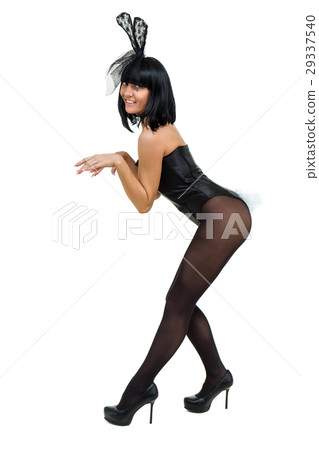 Attractive young woman alluring in sexy lingerie 29337540