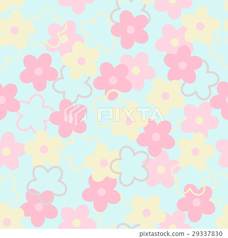 Blooming sakura seamless pattern 29337830