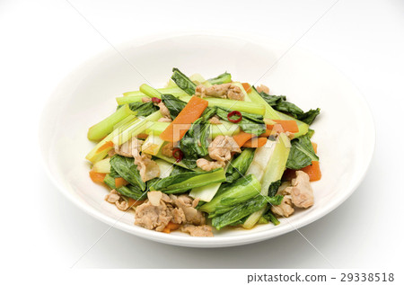 Komatsuna和豬肉炒 Komatsuna和豬肉炒 29338518