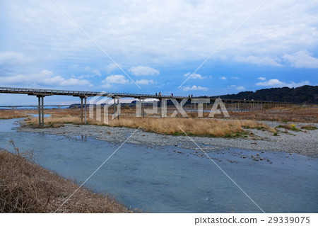 The longest wooden pedestrian overpass in the world, Horai Bridge The longest wooden pedestrian overpass in the world, Horai Bridge 29339075