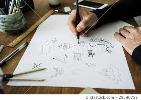 Work Process Hands Office Workplace 29340752