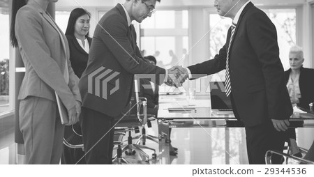 Business Partners Introductionary Handshake Bow Business Partners Introductionary Handshake Bow 29344536