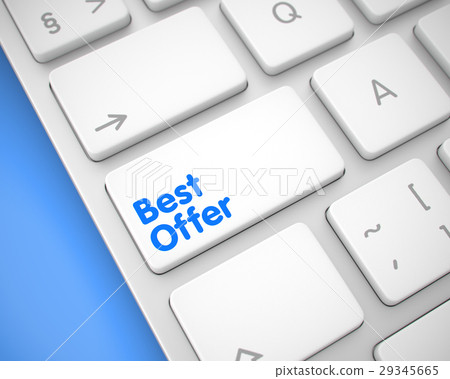Best Offer - Message on the White Keyboard Keypad Best Offer - Message on the White Keyboard Keypad 29345665