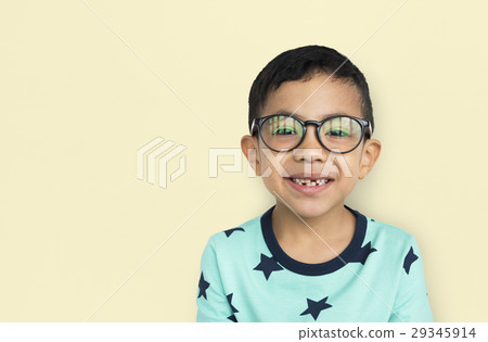 Little Boy Wearing Glasses Concept 29345914