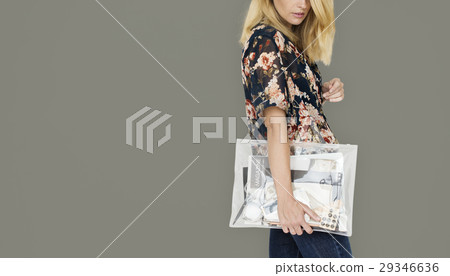 Woman Cheerful Studio Portrait Concept Woman Cheerful Studio Portrait Concept 29346636
