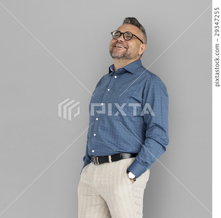 Caucasian Man Casual Smiling Concept 29347255