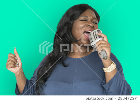 African Descent Woman Singing 29347257