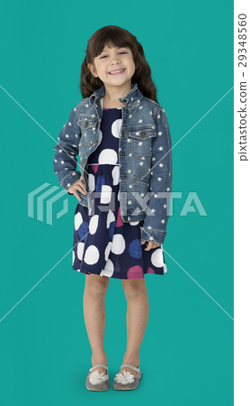 Little Girl Having Fun Portrait Little Girl Having Fun Portrait 29348560