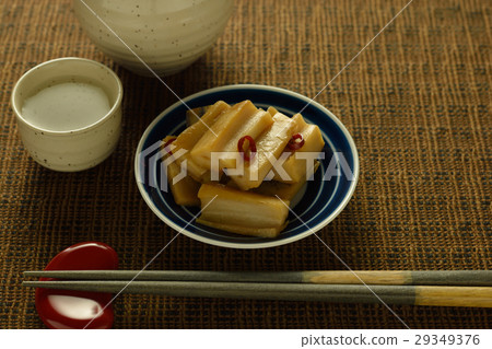 Kinpira lotus root (vertical cut) 29349376