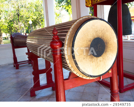 drum in Wat Benchamabophit (The Marble Temple) drum in Wat Benchamabophit (The Marble Temple) 29349735