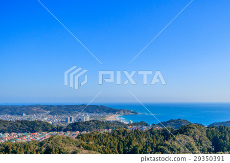 Aerial view of Onjuku-machi 29350391