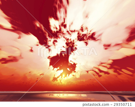 Wind and clouds with the sea 29350711