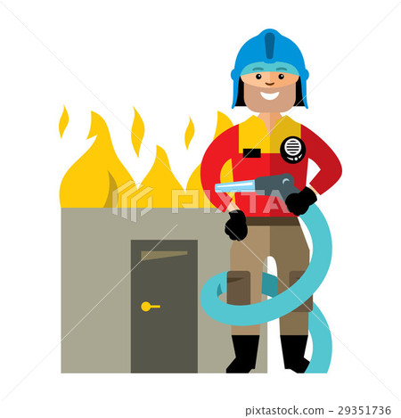 Vector Firefighter.  29351736