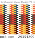 Set of Abstract Vintage Chevron Background EPS10. 29354200