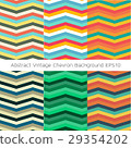 Set of Abstract Vintage Chevron Background EPS10 29354202