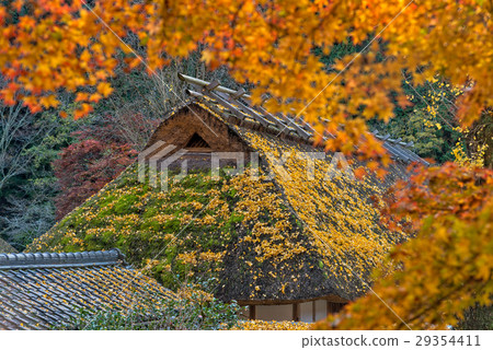 Old traditional Japanese house at Korankei village 29354411