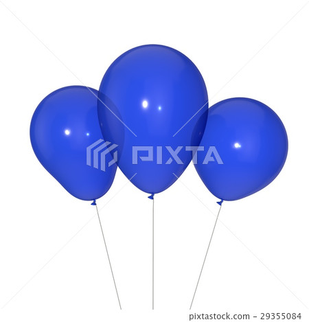 Balloons isolated on white background. - Stock Illustration [29355084 ...
