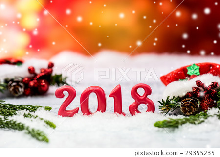 Merry Christmas and Winter decoration 29355235