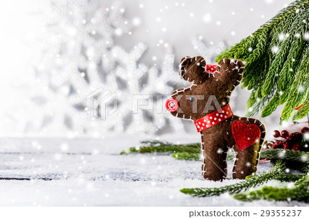 Merry Christmas and Happy New year, winter concept 29355237