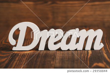 Dream wooden letters Dream wooden letters 29358844
