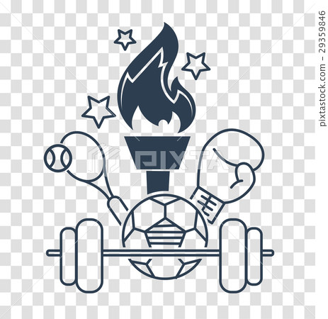 silhouette icon  of the Olympic Games 29359846