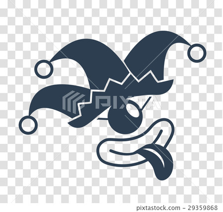 silhouette Icon of the jester 29359868
