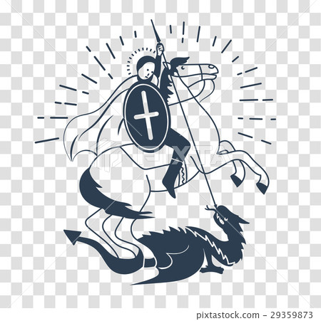 silhouette icon Saint Georgi 29359873