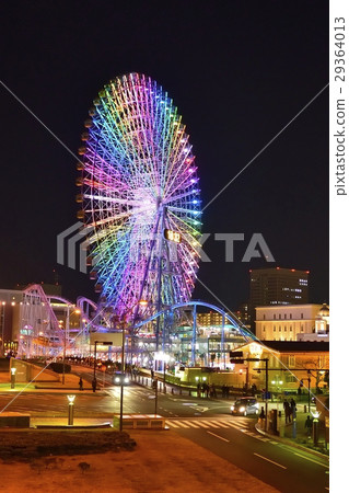 Yokohama Minato Mirai Ferris Wheel Night View 29364013