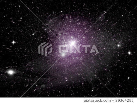 Stars, dust and gas nebula in a far galaxy Stars, dust and gas nebula in a far galaxy 29364295
