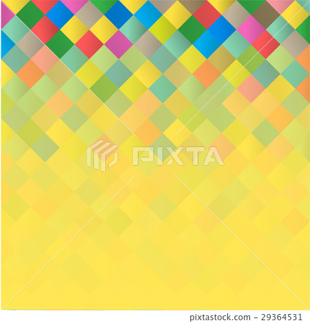 Yellow geometric abstract background vector -插圖素材 [29364531] - PIXTA圖庫