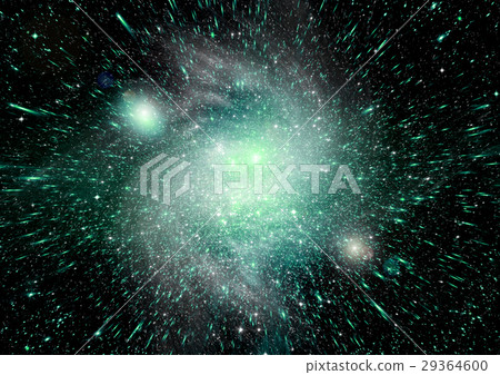 Stars, dust and gas nebula in a far galaxy 29364600