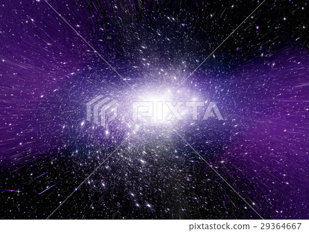 Stars, dust and gas nebula in a far galaxy Stars, dust and gas nebula in a far galaxy 29364667
