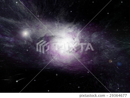 Stars, dust and gas nebula in a far galaxy Stars, dust and gas nebula in a far galaxy 29364677