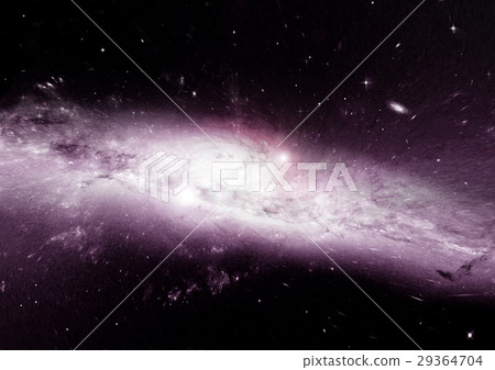 Stars, dust and gas nebula in a far galaxy Stars, dust and gas nebula in a far galaxy 29364704